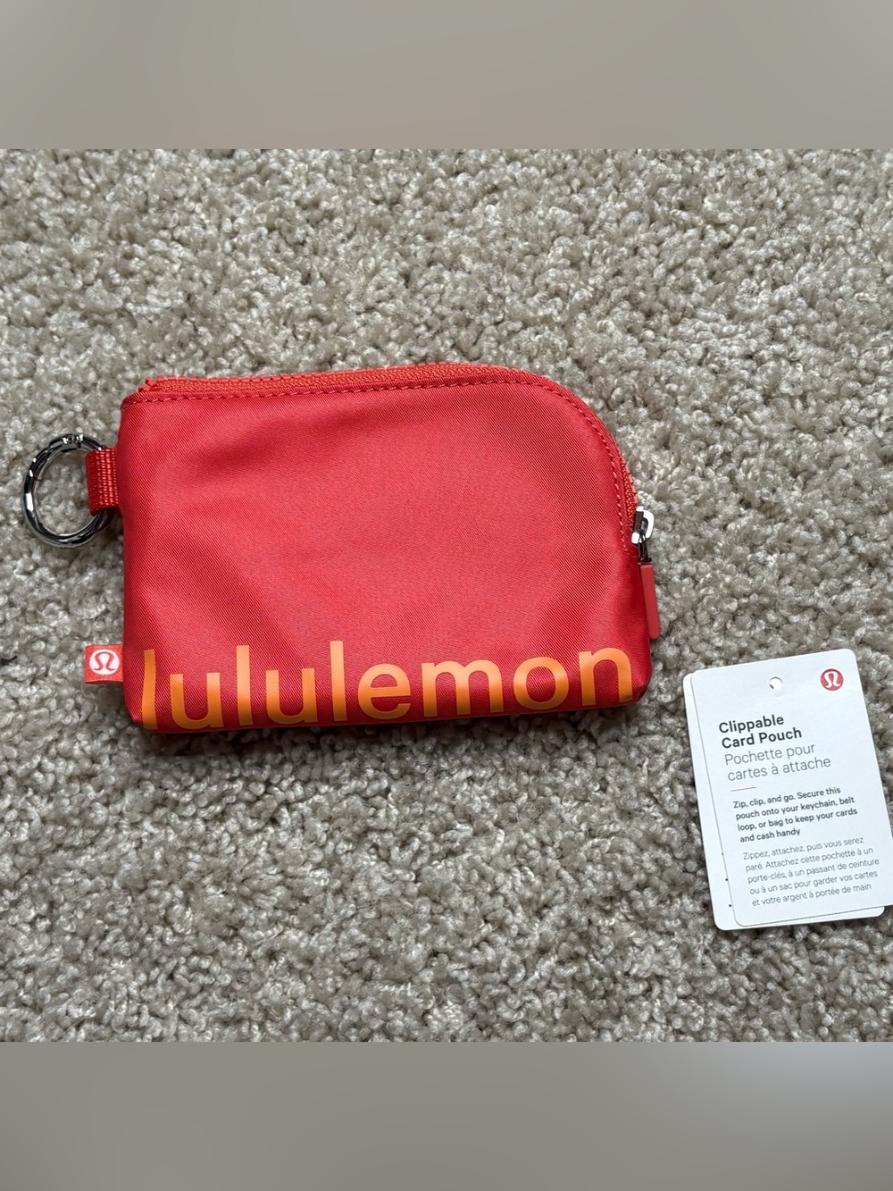 Lululemon Clippable Card Pouch